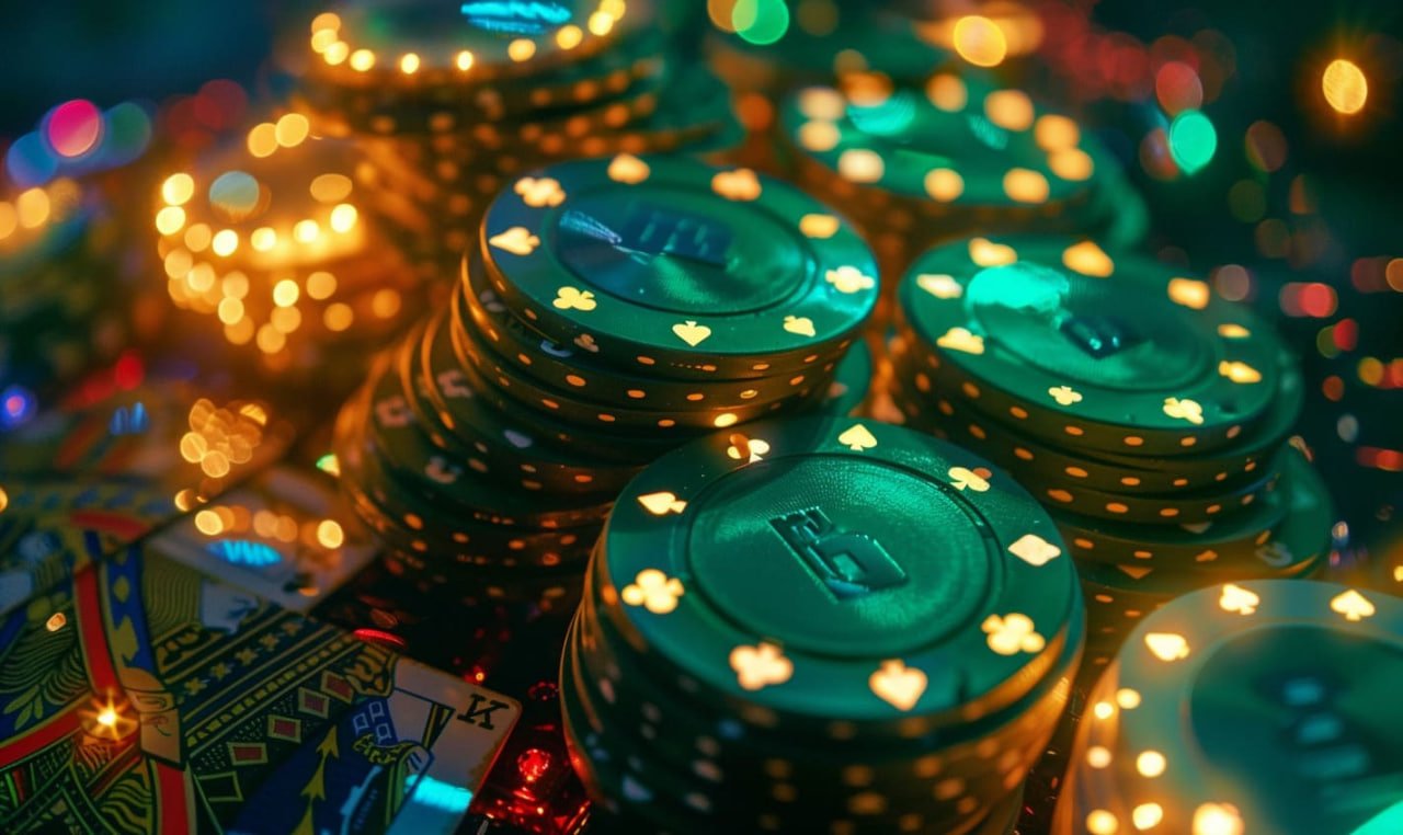 Tampilan voucher berkah4d bernuansa neon